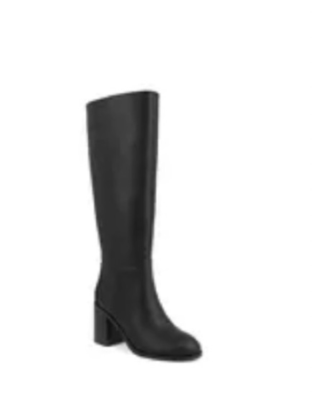 MIA Black Knee-High Block Heel Boot